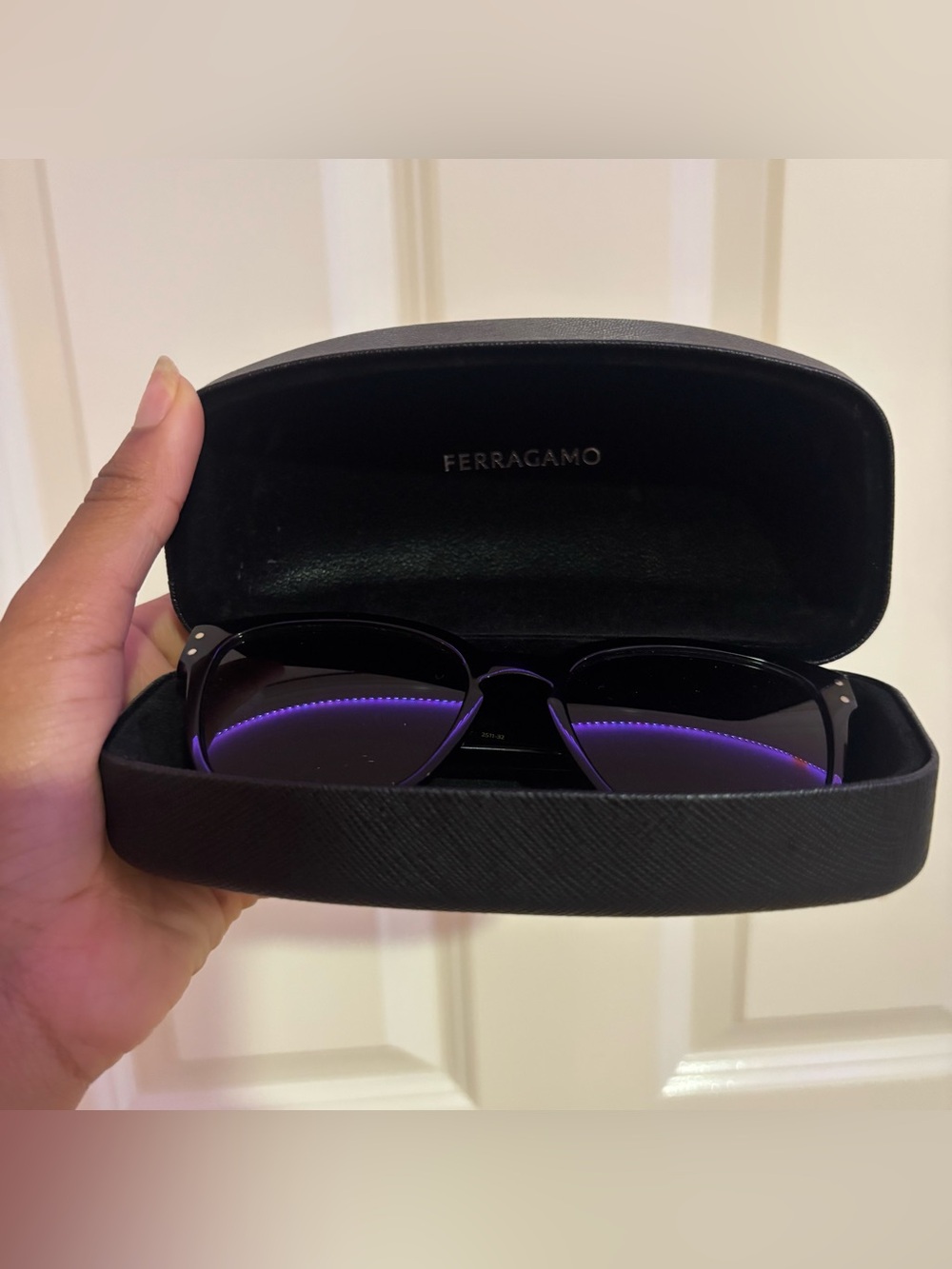 Ferragamo Black Sunglasses